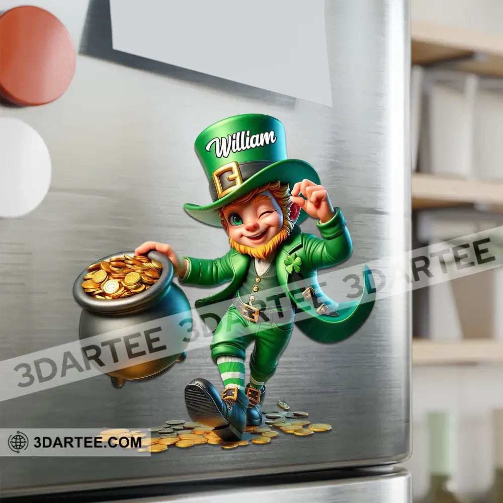 Funny Patrick’s Day Fridge Magnet - Personalized