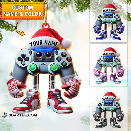 Game Lover Decor Christmas Ornament Personalized Ornament 3.54’’ / 1 Ornament Ornament