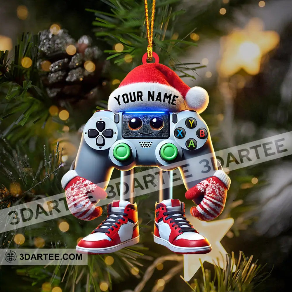 Game Lover Decor Christmas Ornament Personalized Ornament Ornament