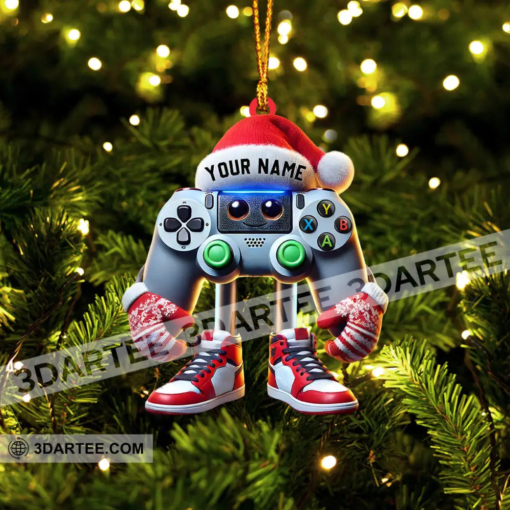 Game Lover Decor Christmas Ornament Personalized Ornament Ornament