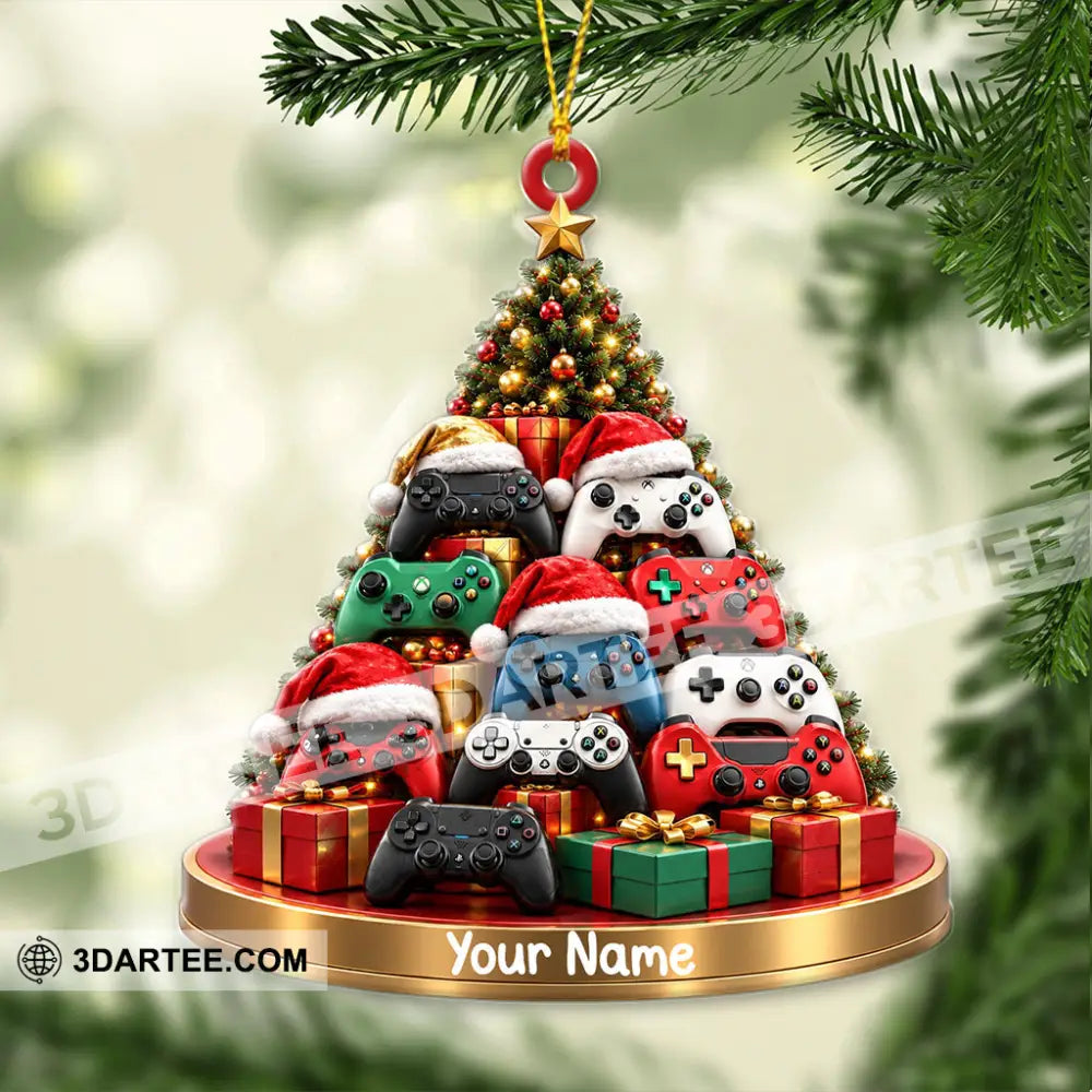 Gaming Christmas Tree Home Decor Christmas Ornament Personalized Ornament - Ornament