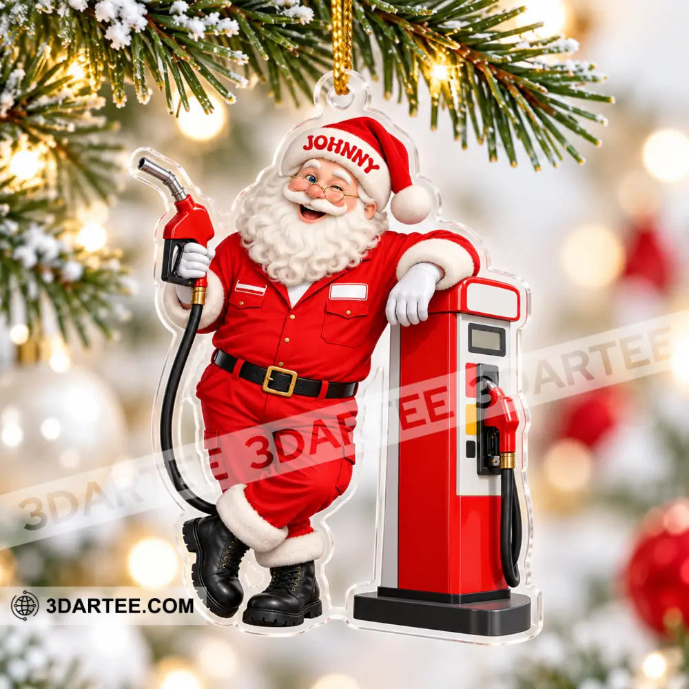 Gas Station Attendant Home Decor Christmas Ornament Personalized Ornament - Ornament