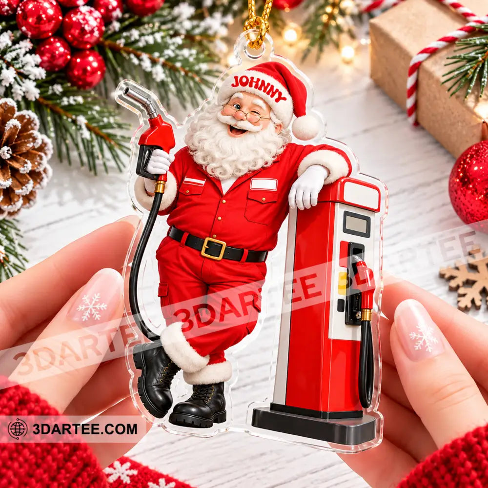 Gas Station Attendant Home Decor Christmas Ornament Personalized Ornament - Ornament