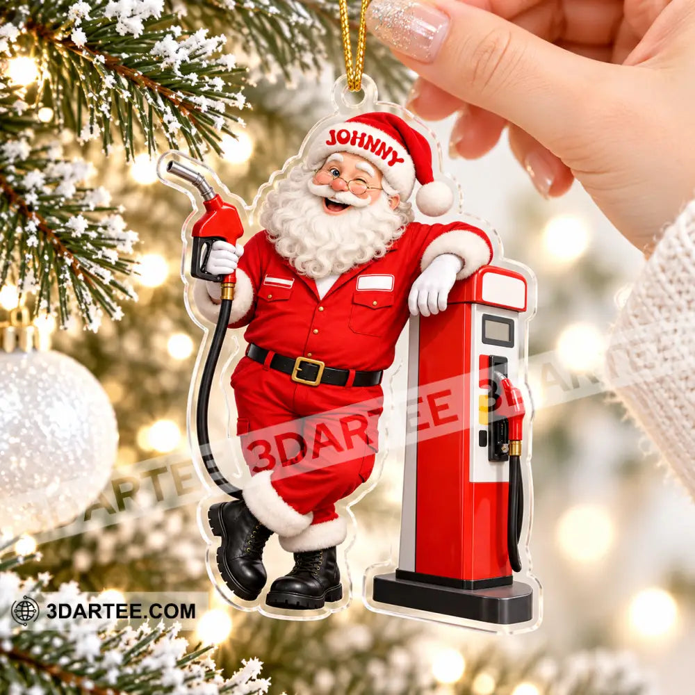 Gas Station Attendant Home Decor Christmas Ornament Personalized Ornament - Ornament