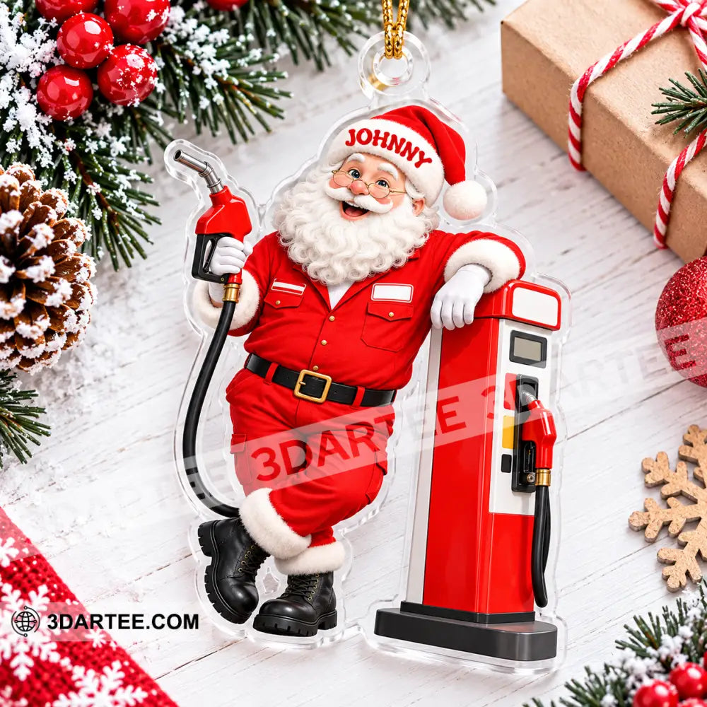Gas Station Attendant Home Decor Christmas Ornament Personalized Ornament - Ornament