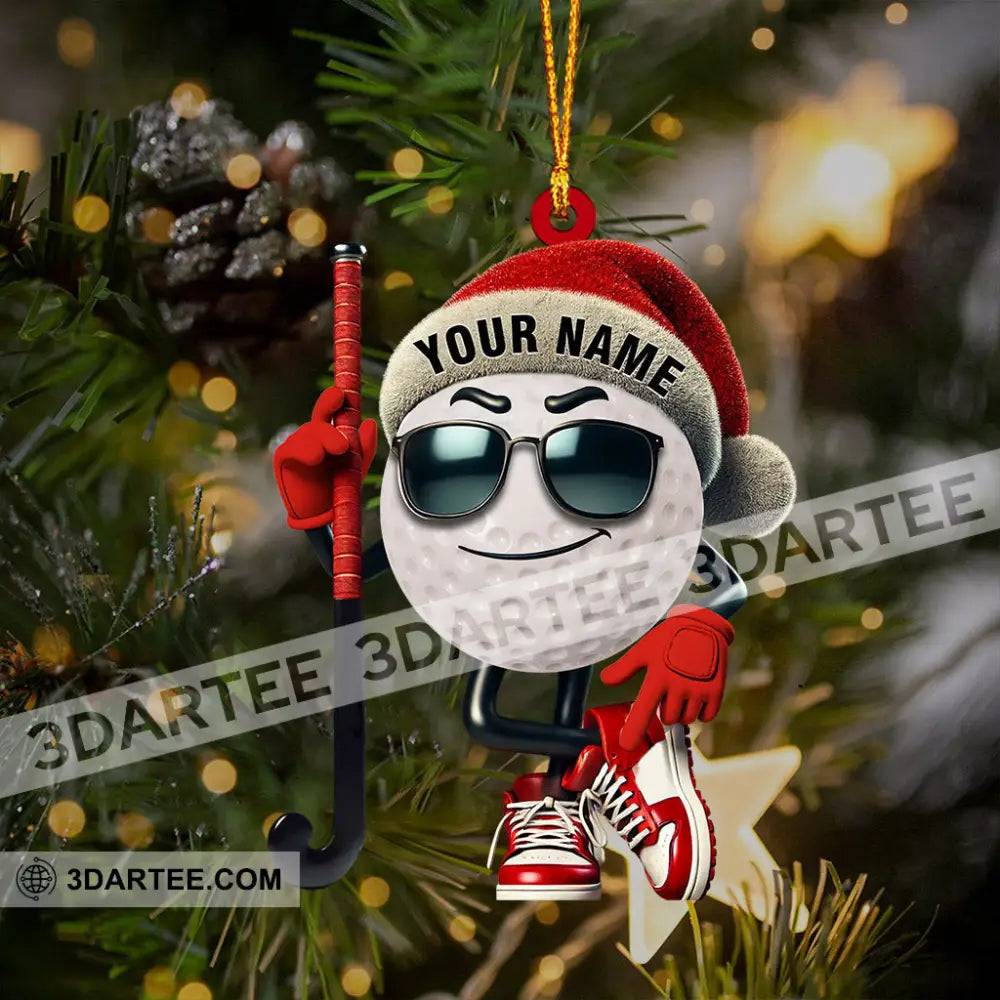 Gold Ball Home Decor Christmas Ornament Personalized Ornament Ornament