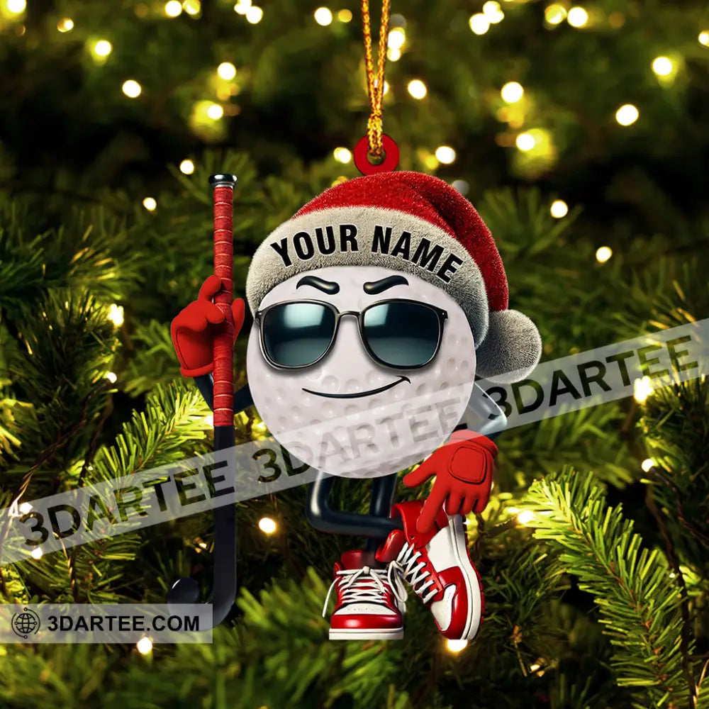 Gold Ball Home Decor Christmas Ornament Personalized Ornament Ornament