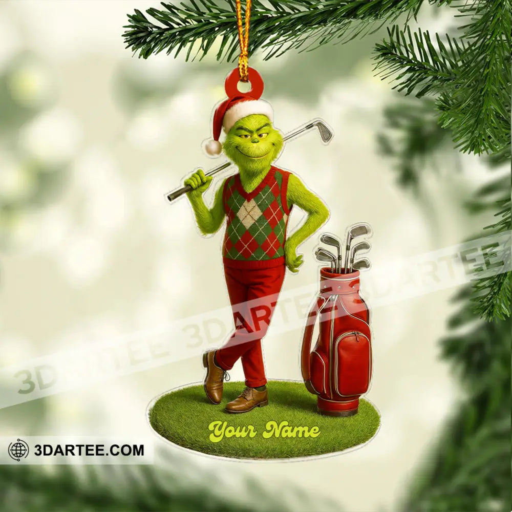 Golf ELF Home Decor Christmas Ornament Personalized Ornament Ornament