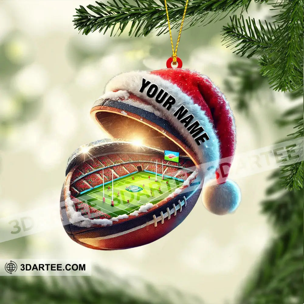 Gridiron Football Stadium Home Decor Christmas Ornament Personalized Ornament Ornament