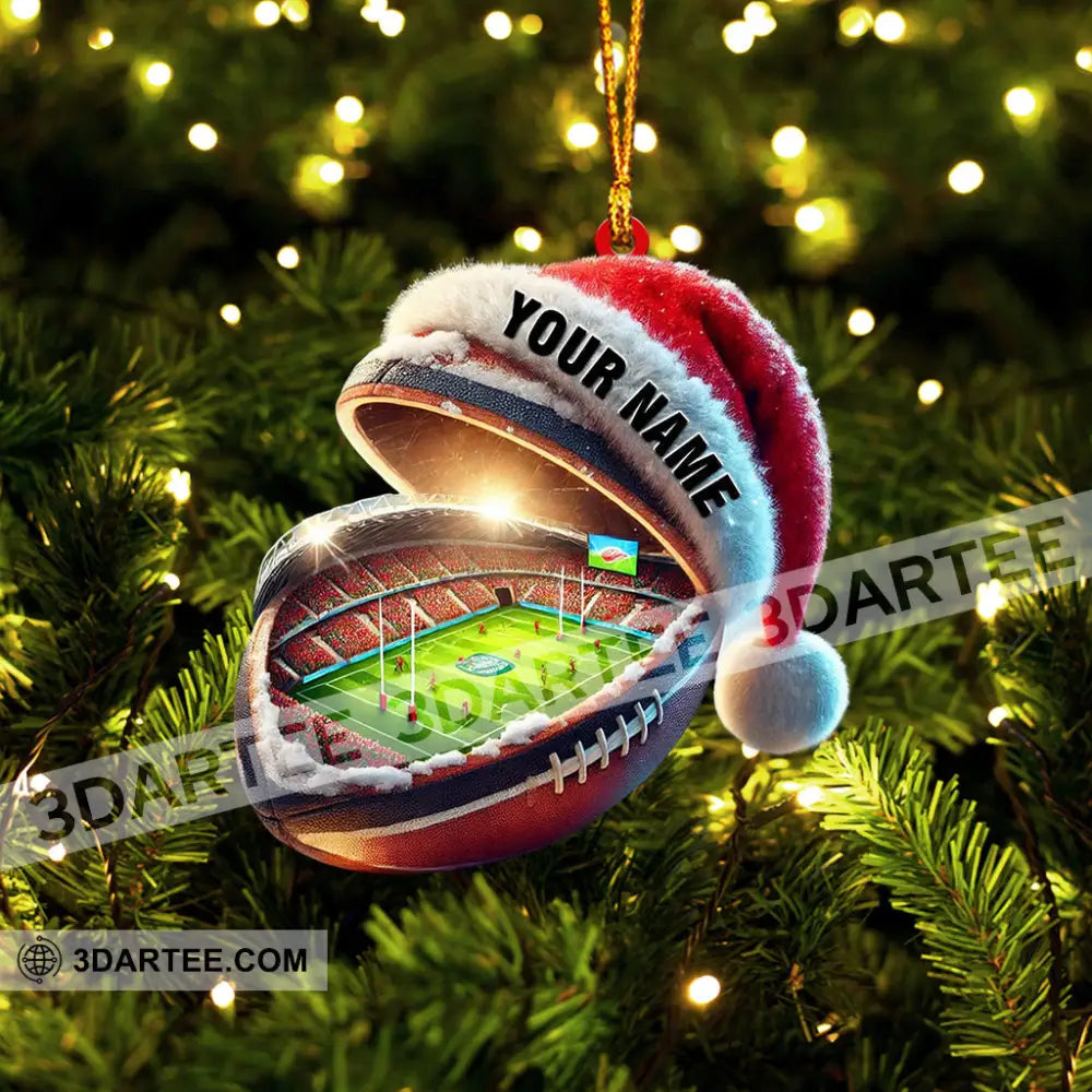 Gridiron Football Stadium Home Decor Christmas Ornament Personalized Ornament Ornament