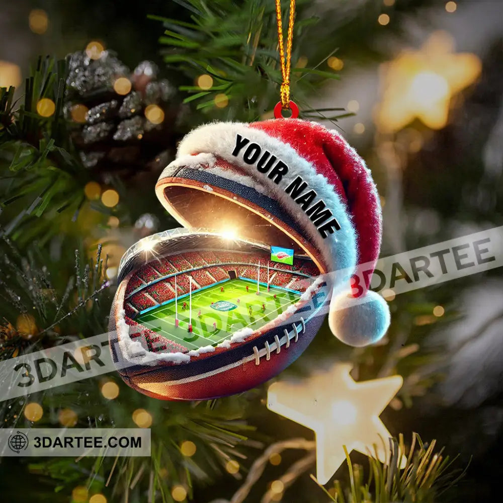 Gridiron Football Stadium Home Decor Christmas Ornament Personalized Ornament Ornament