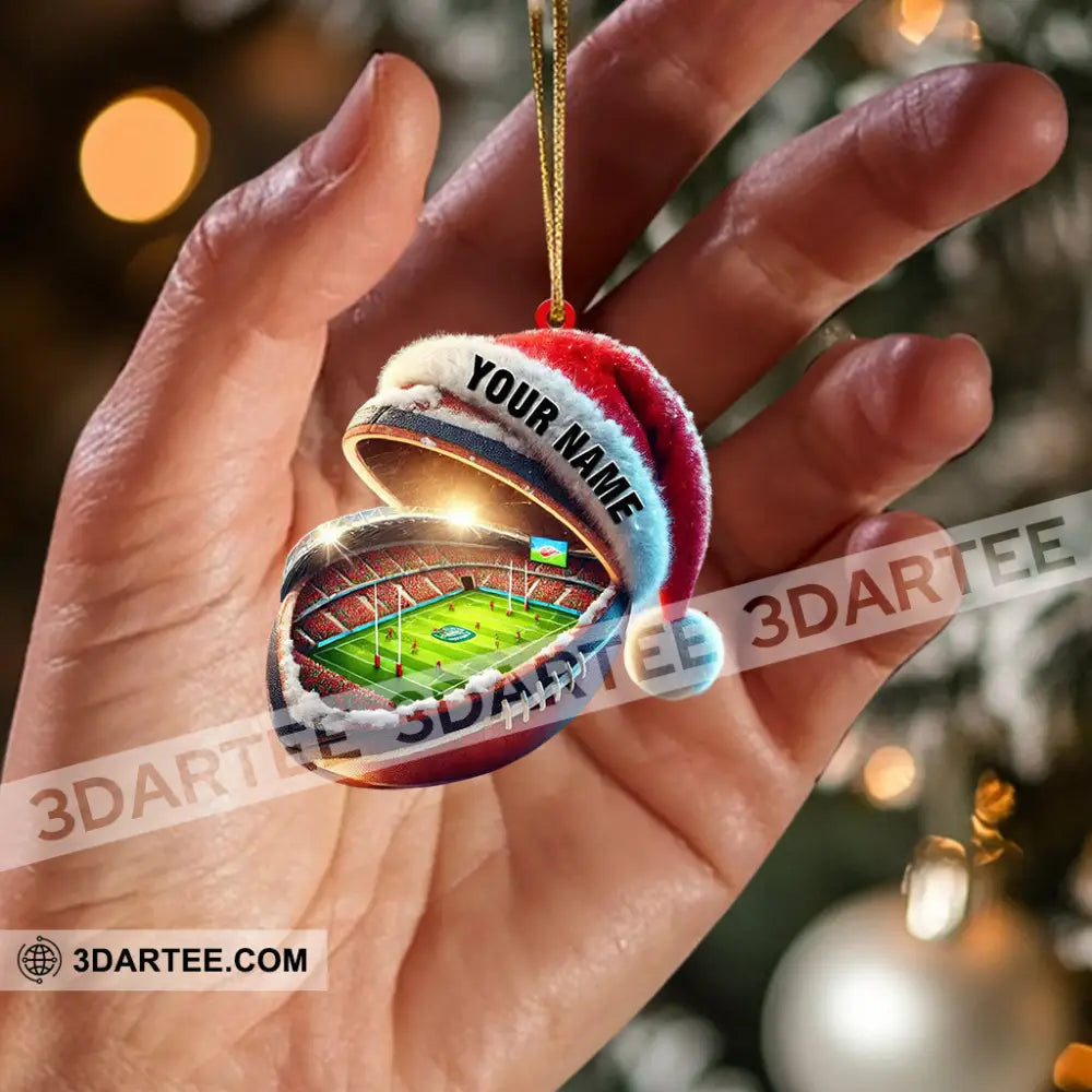 Gridiron Football Stadium Home Decor Christmas Ornament Personalized Ornament Ornament