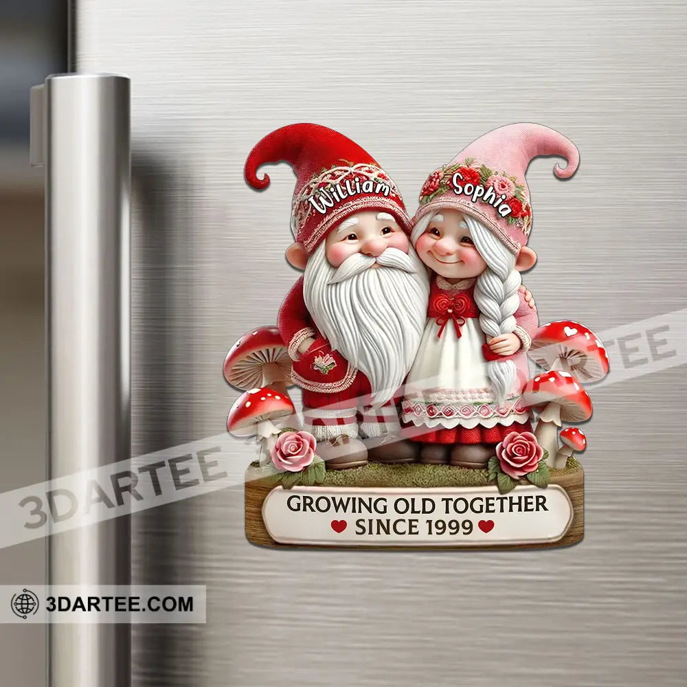 Growing Old Together Fridge Magnet - Personalized