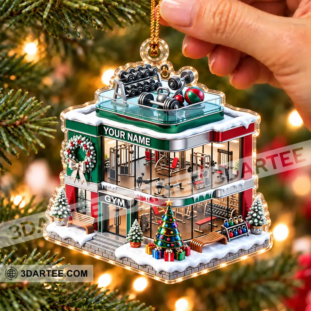Gym House Home Decor Christmas Ornament Personalized Ornament - Ornament