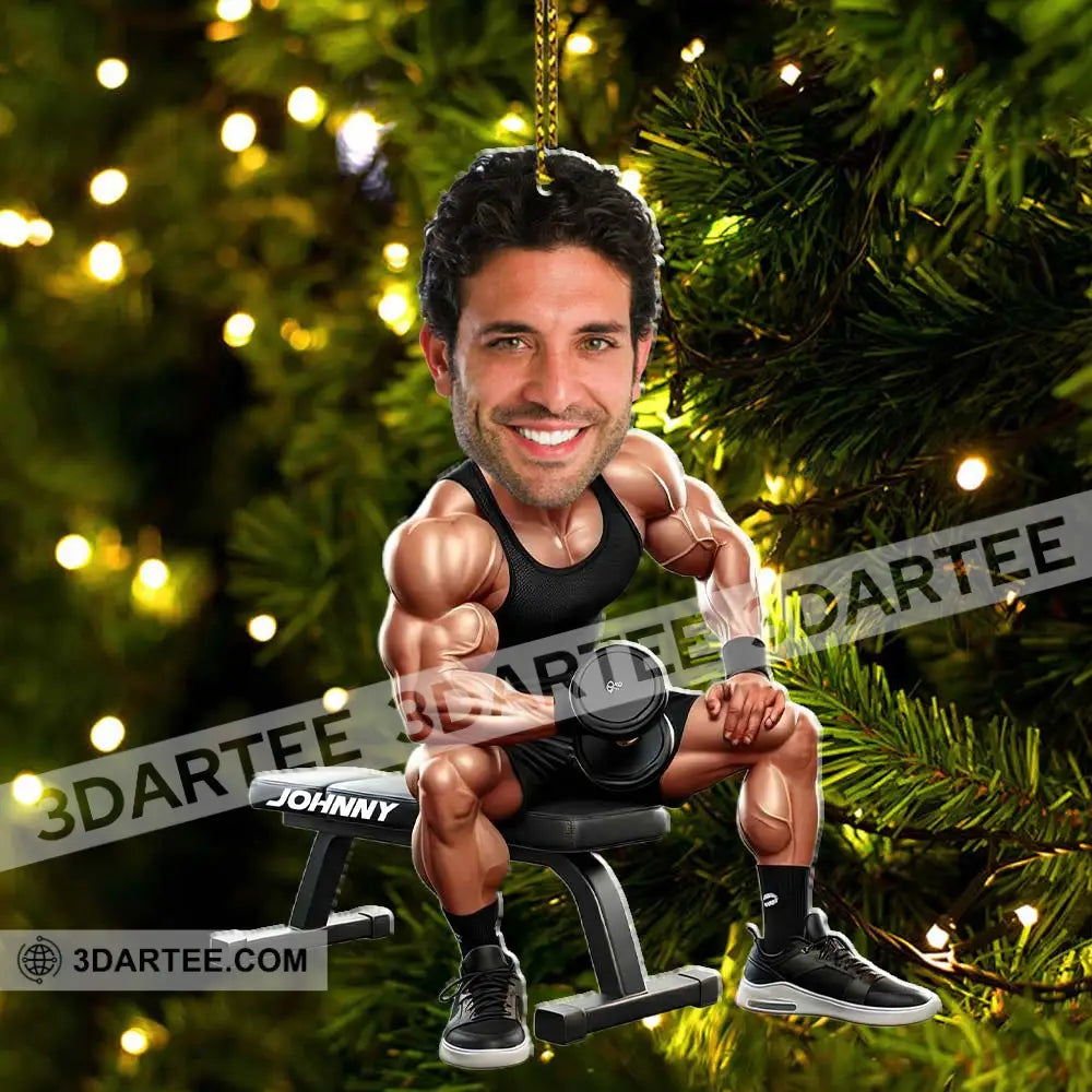 Gym Lover Home Decor Christmas Ornament Personalized Ornament Ornament