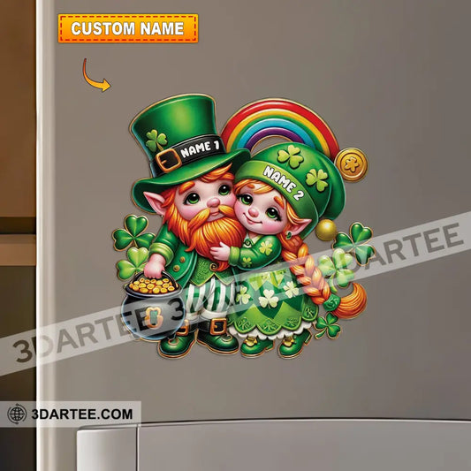 Happy Couple Patrick’s Day Fridge Magnet - Personalized