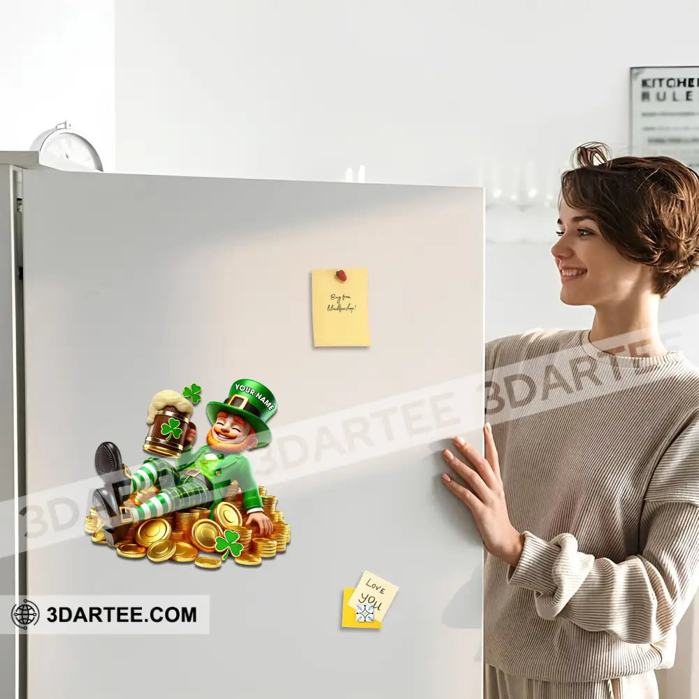 Happy Patrick’s Day Fridge Magnet - Personalized