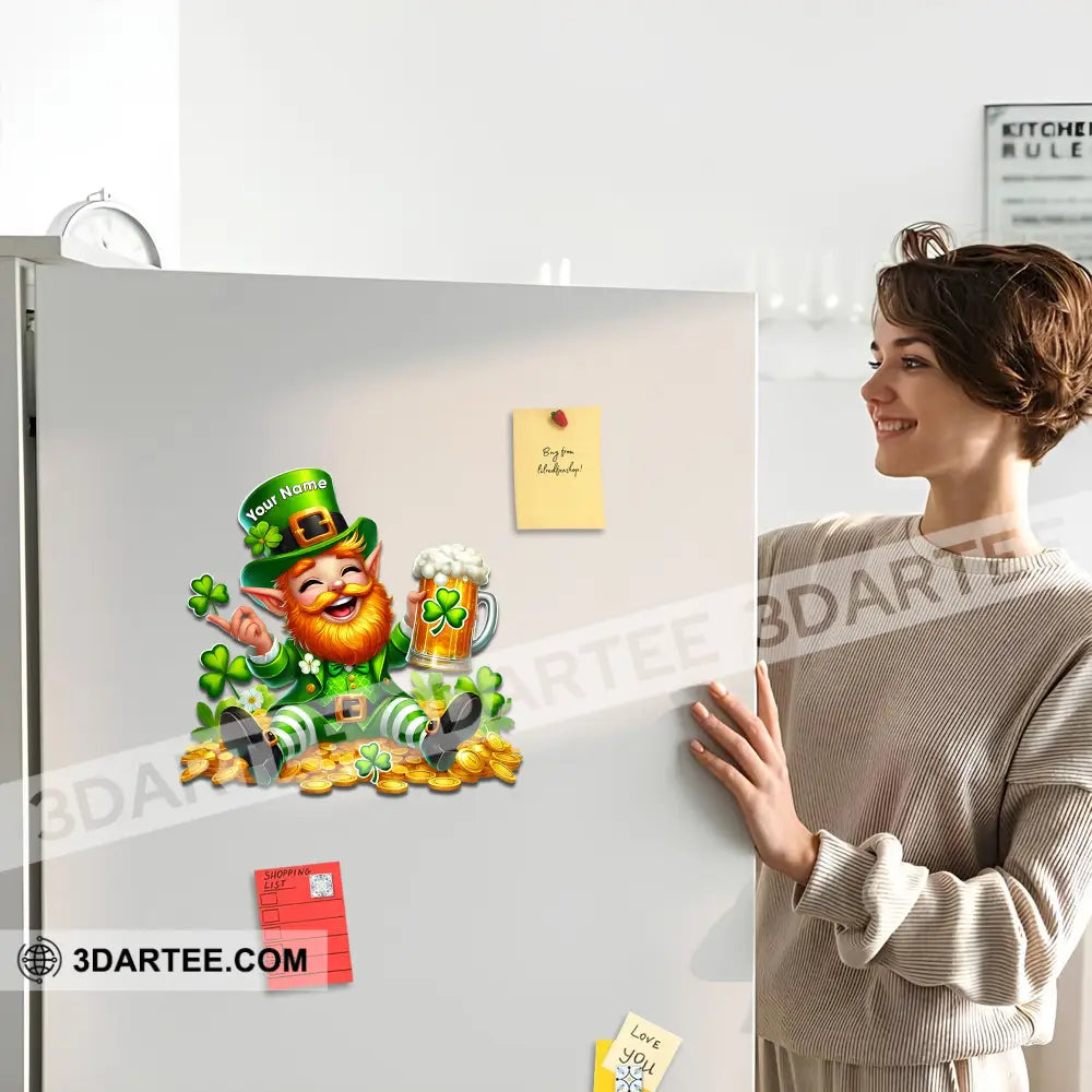 Happy Patrick’s Day Fridge Magnet - Personalized