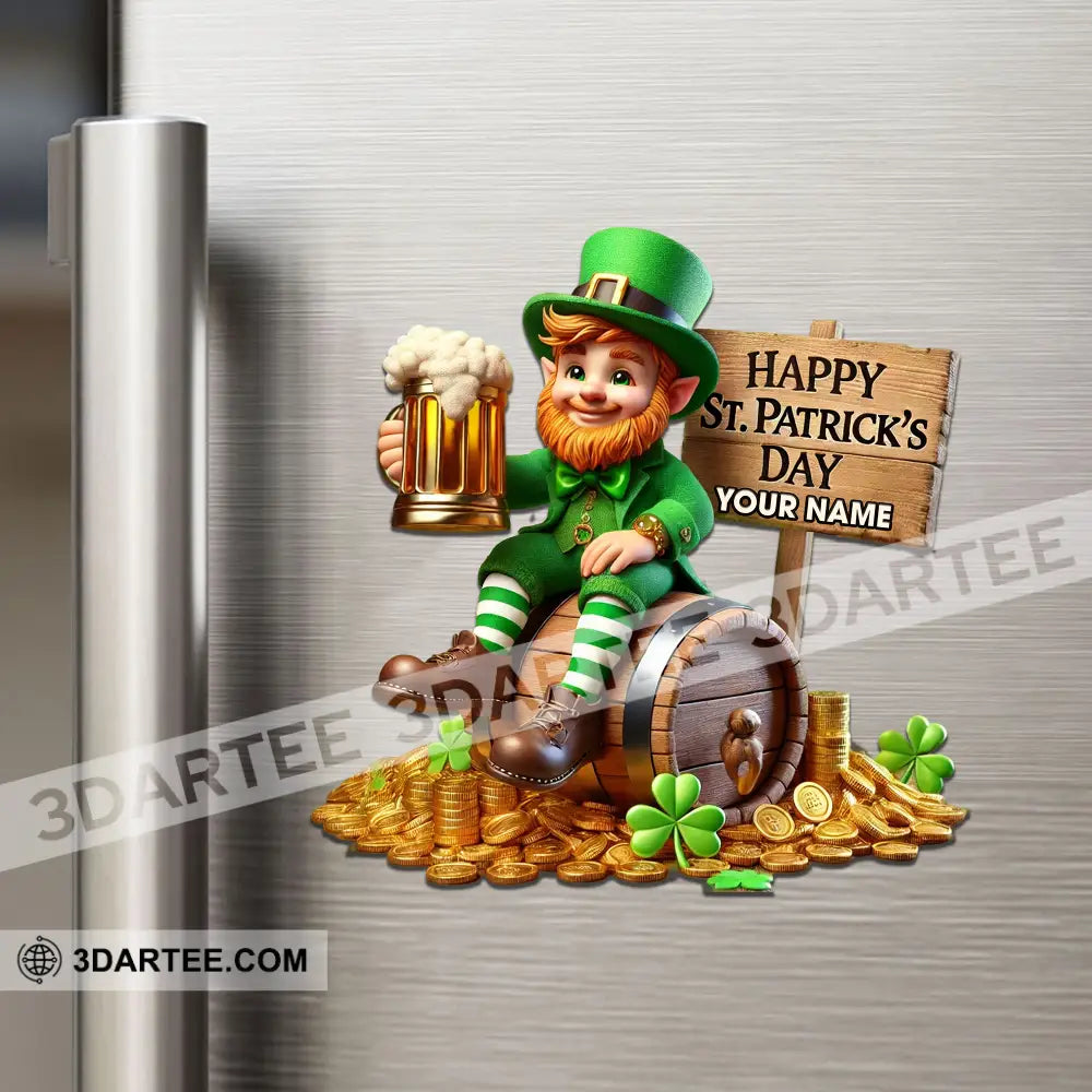 Happy St Patrick’s Day Fridge Magnet - Personalized