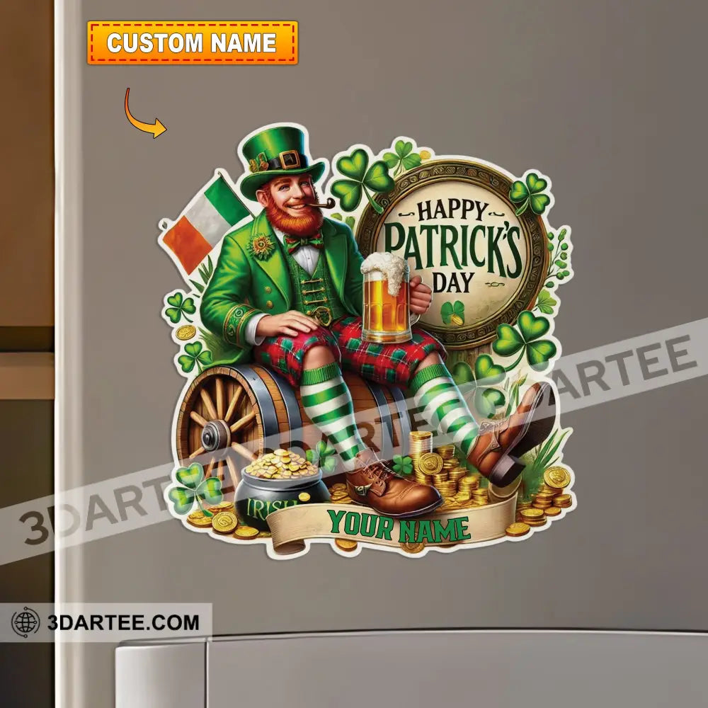 Happy St Patrick’s Day Fridge Magnet - Personalized