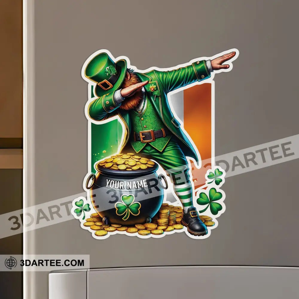 Happy St Patrick’s Day Fridge Magnet - Personalized 3.54’’ / 1 Piece