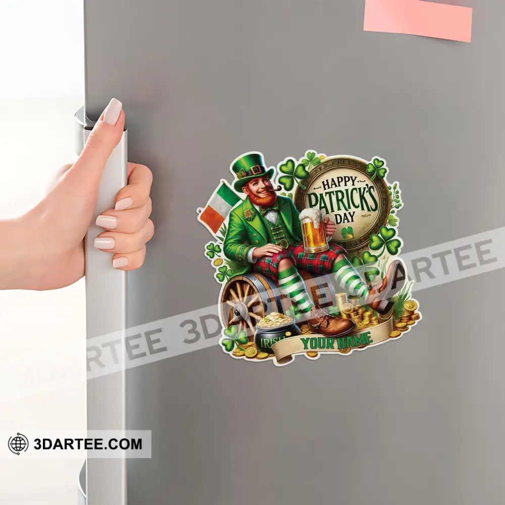 Happy St Patrick’s Day Fridge Magnet - Personalized