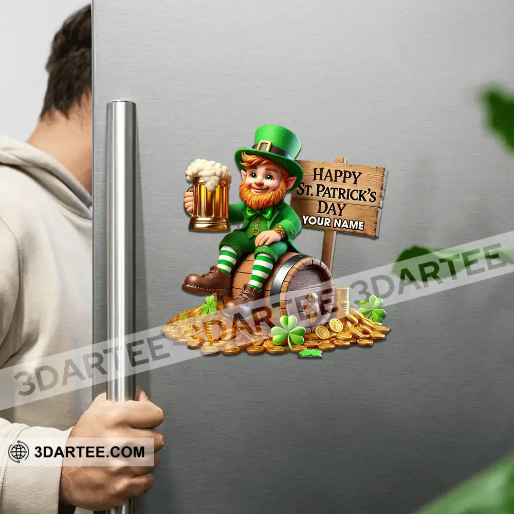 Happy St Patrick’s Day Fridge Magnet - Personalized