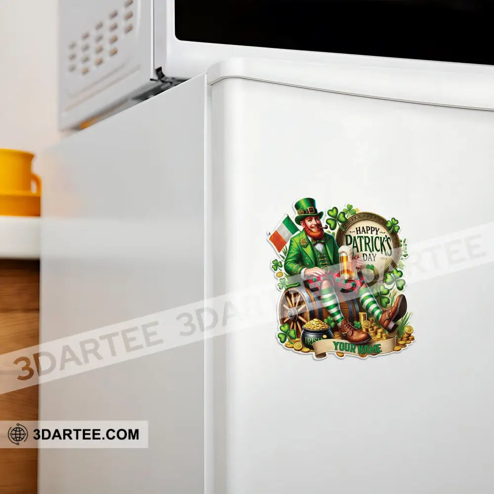 Happy St Patrick’s Day Fridge Magnet - Personalized