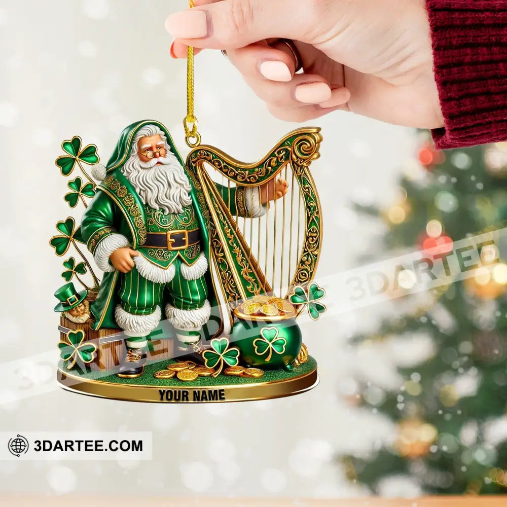 Harp Patrick Day Home Decor Christmas Ornament Personalized Ornament Ornament