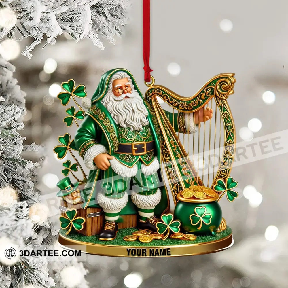 Harp Patrick Day Home Decor Christmas Ornament Personalized Ornament Ornament