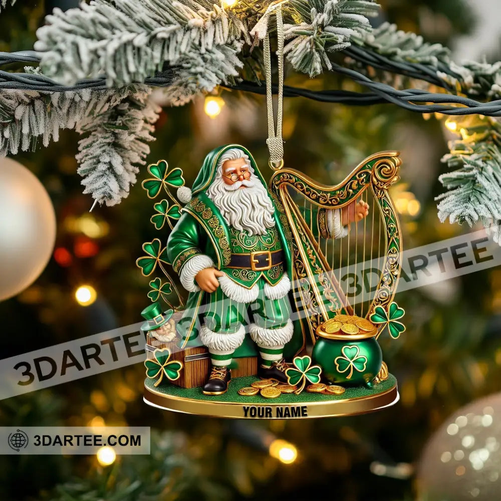 Harp Patrick Day Home Decor Christmas Ornament Personalized Ornament Ornament