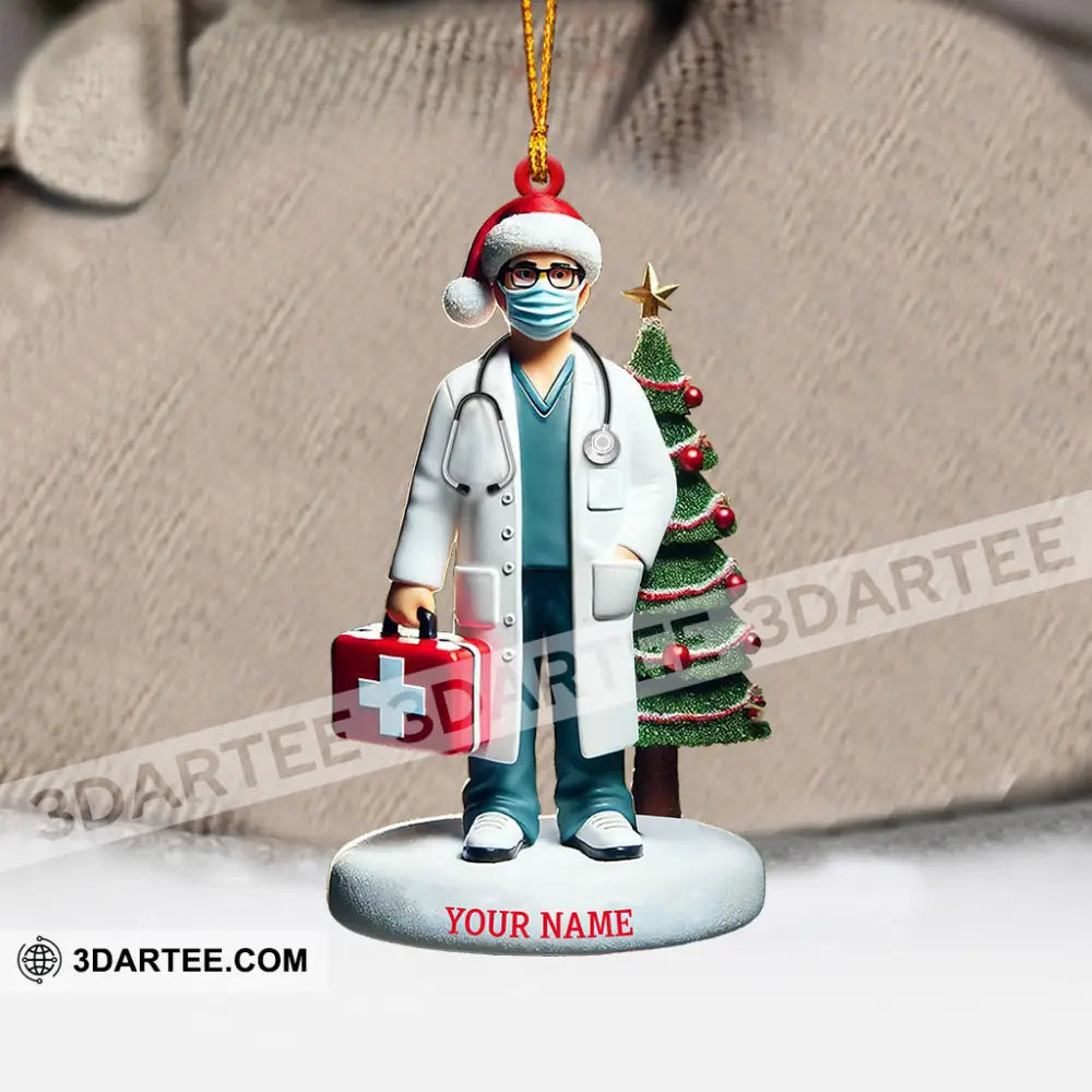 Healthcare Staff Christmas Ornament Personalized Ornament Ornament