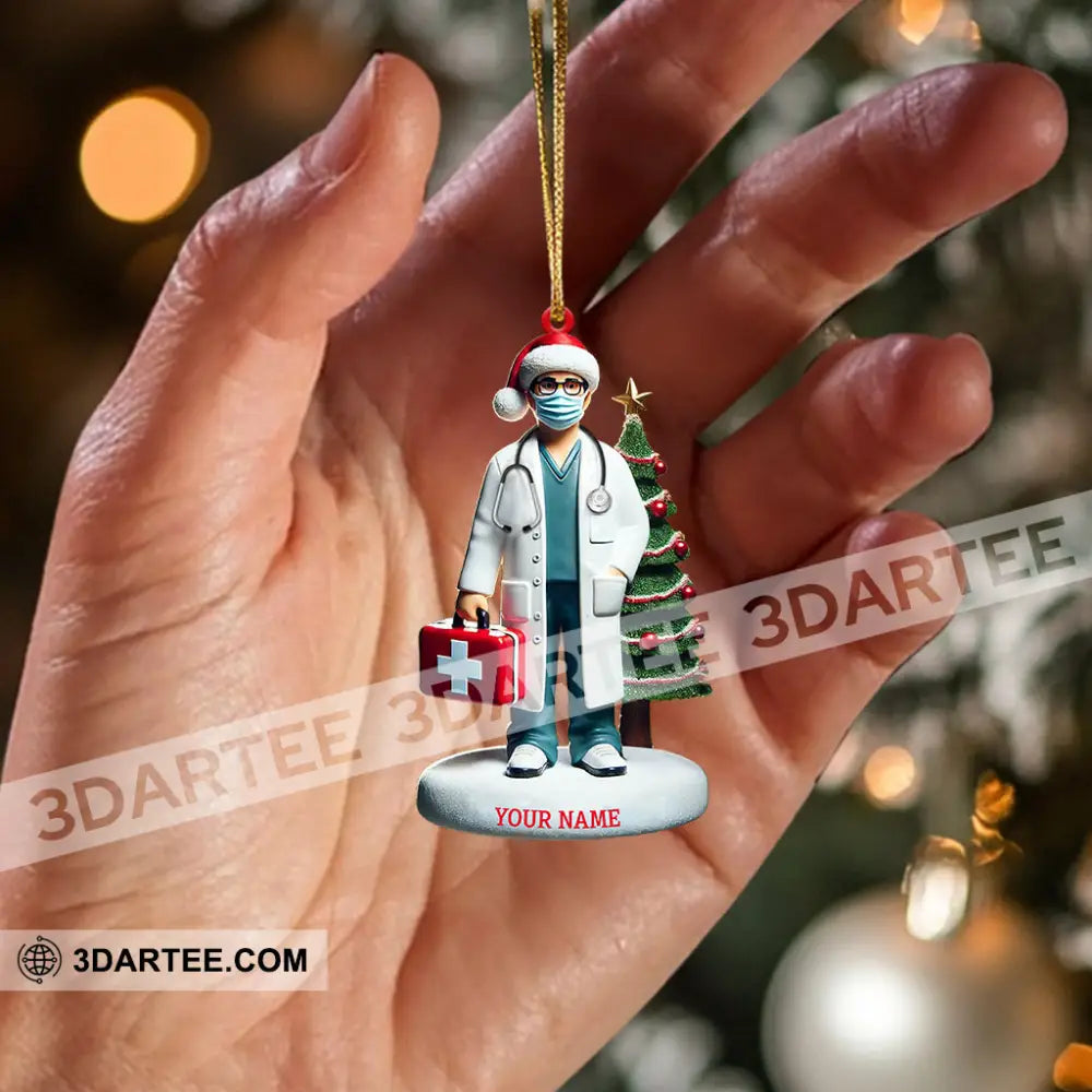 Healthcare Staff Christmas Ornament Personalized Ornament Ornament
