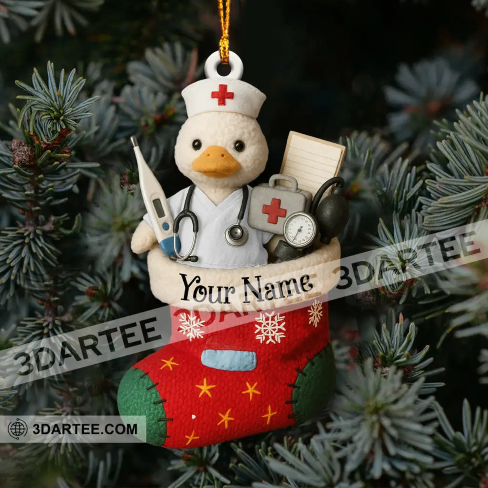 Healthcare Staff Home Decor Christmas Ornament Personalized Ornament Ornament