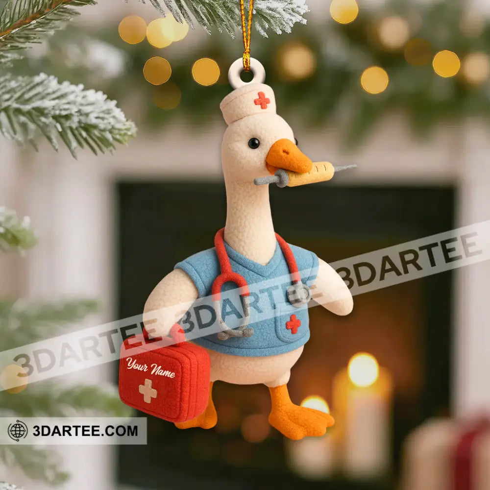 Healthcare Staff Home Decor Christmas Ornament Personalized Ornament Ornament