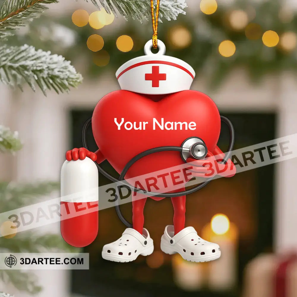 Healthcare Staff Home Decor Christmas Ornament Personalized Ornament Ornament