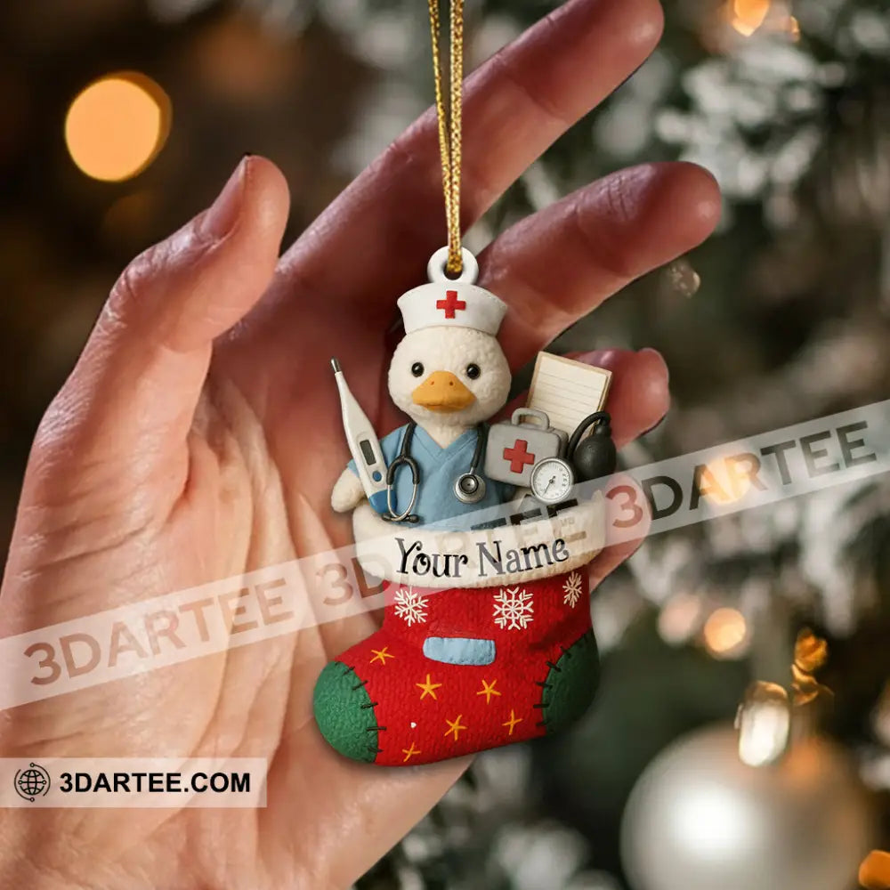 Healthcare Staff Home Decor Christmas Ornament Personalized Ornament Ornament