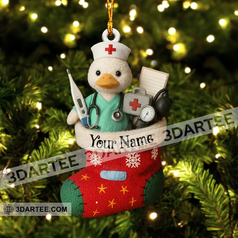 Healthcare Staff Home Decor Christmas Ornament Personalized Ornament Ornament