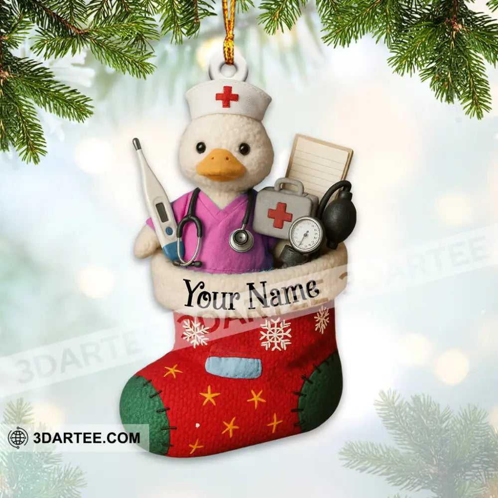 Healthcare Staff Home Decor Christmas Ornament Personalized Ornament Ornament