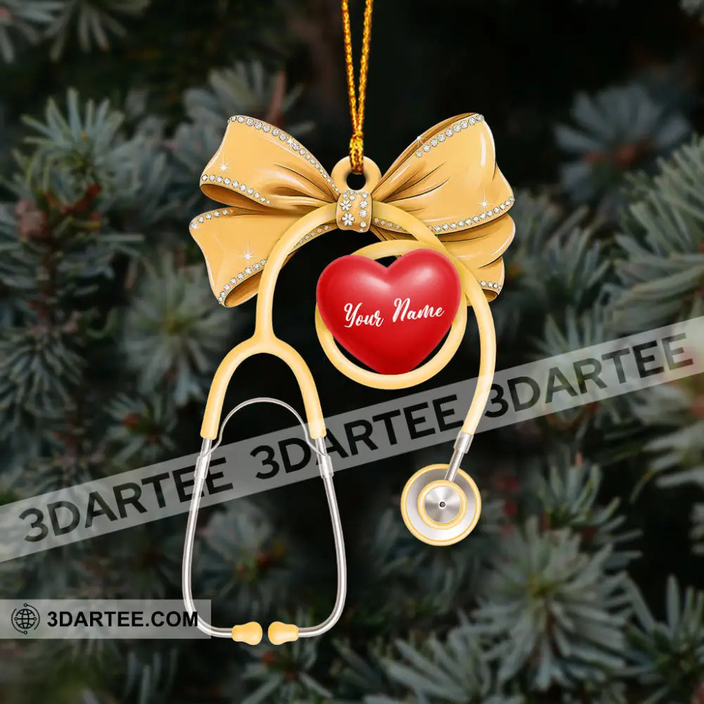 Healthcare Staff Home Decor Christmas Ornament Personalized Ornament Ornament