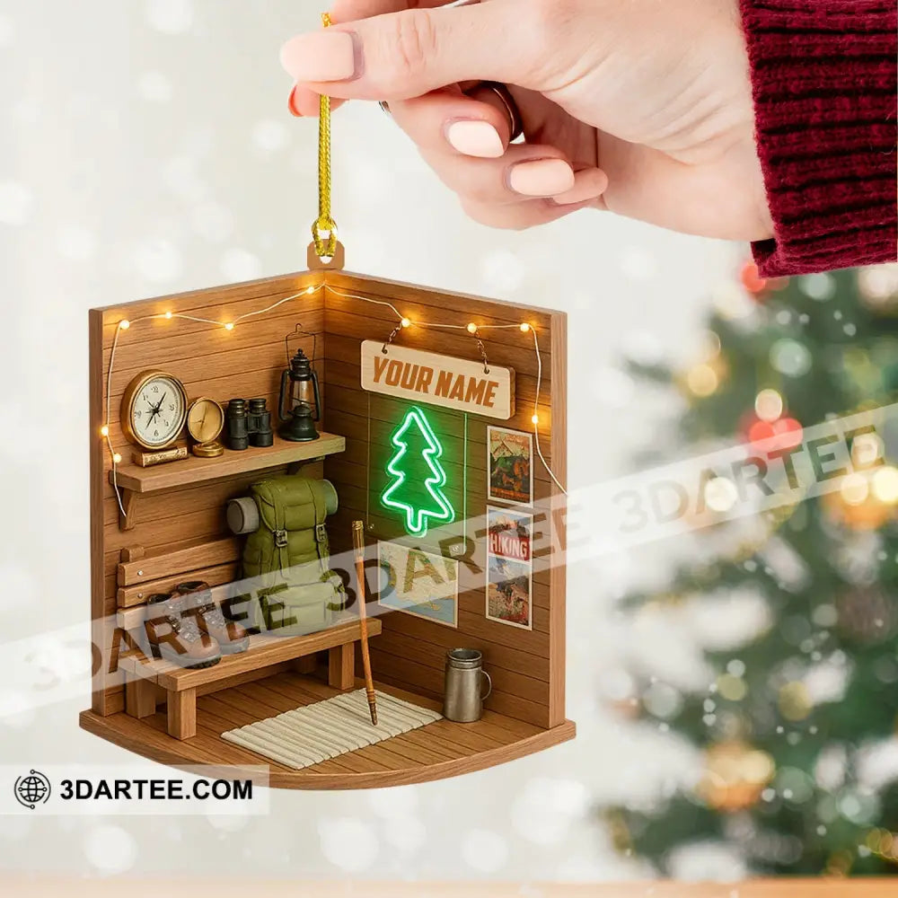 Hiking Corner Home Decor Christmas Ornament Personalized Ornament Ornament