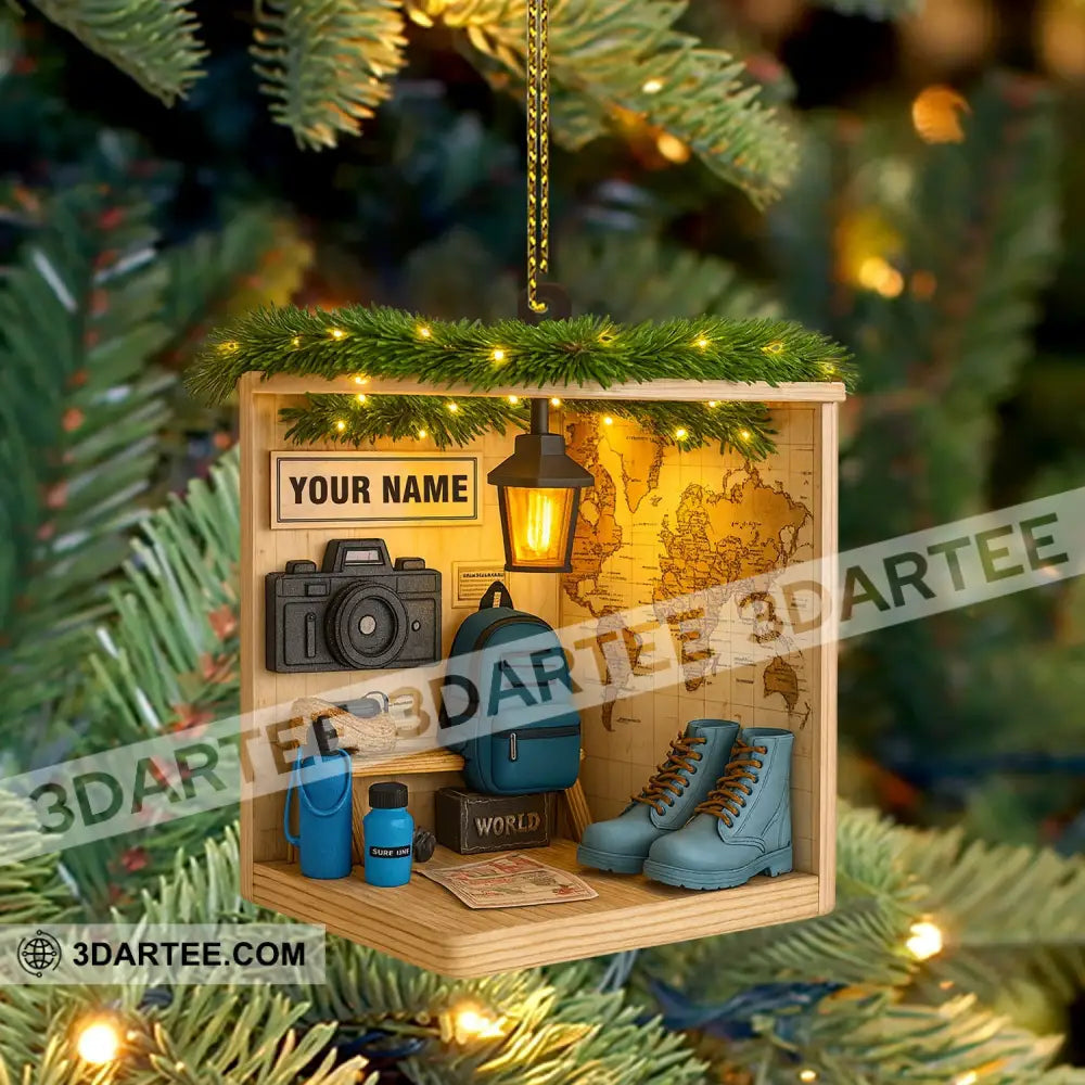 Hiking Corner Home Decor Christmas Ornament Personalized Ornament Ornament