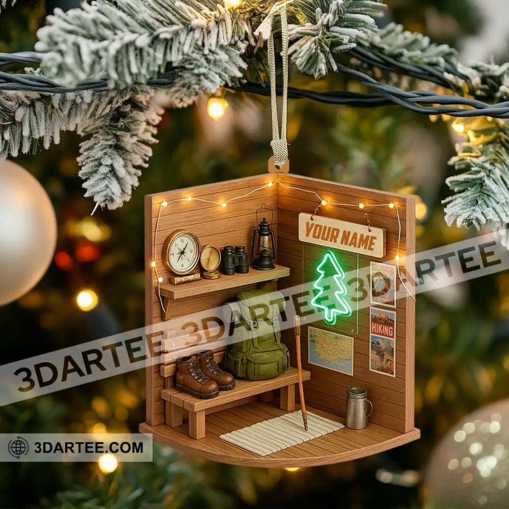 Hiking Corner Home Decor Christmas Ornament Personalized Ornament Ornament