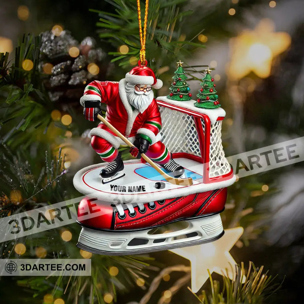 Hockey Christmas Home Decor Christmas Ornament Personalized Ornament Ornament