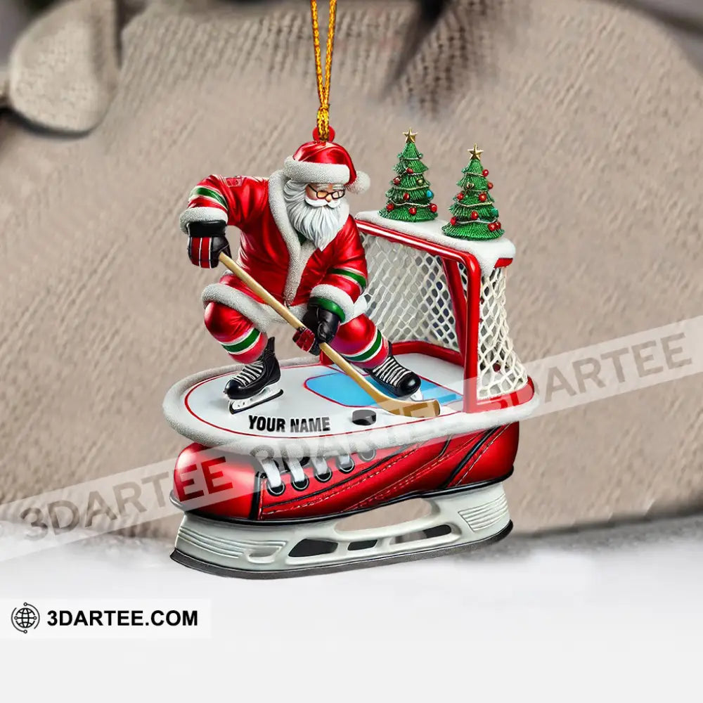 Hockey Christmas Home Decor Christmas Ornament Personalized Ornament Ornament