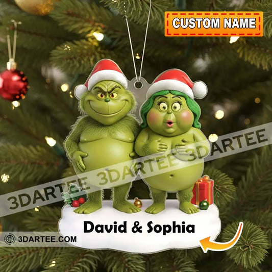 How The Grinch Stole Christmas Home Decor Christmas Ornament Personalized Ornament 3.54’’ / 1 Ornament Ornament