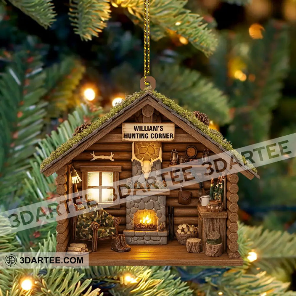 Hunting Corner Home Decor Christmas Ornament Personalized Ornament Ornament