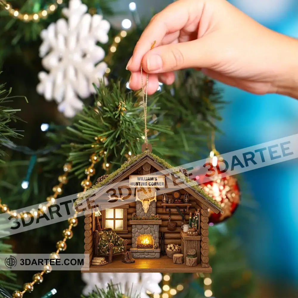 Hunting Corner Home Decor Christmas Ornament Personalized Ornament Ornament