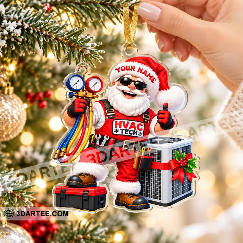 HVAC Tech Home Decor Christmas Ornament Personalized Ornament - Ornament