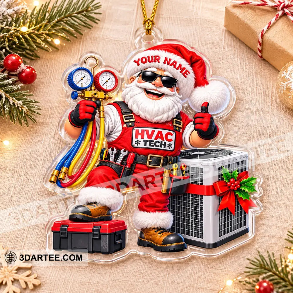 HVAC Tech Home Decor Christmas Ornament Personalized Ornament - Ornament